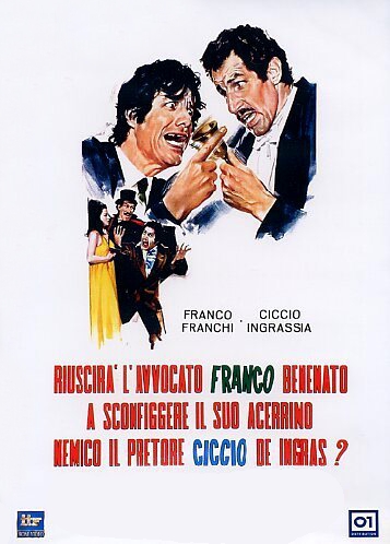 Riuscirà l’avvocato Franco Benenato a sconfiggere il suo acerrimo nemico il pretore Ciccio De Ingras (1971)